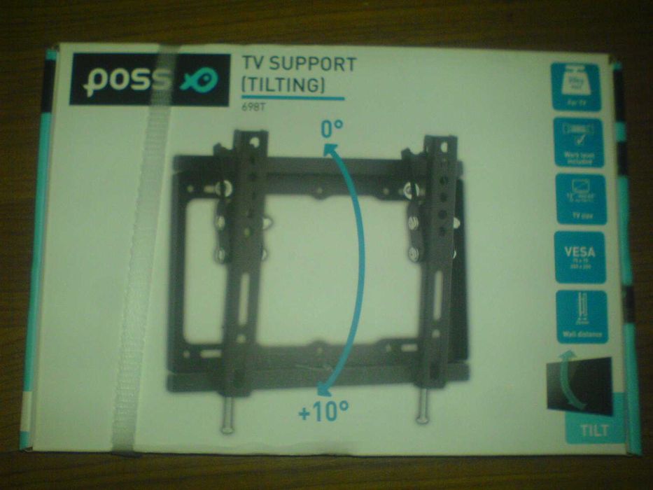 Uchwyt na ścianę do TELEWIZORA 13-42” obrotowy 10 st. obc. 20 kg Nowy
