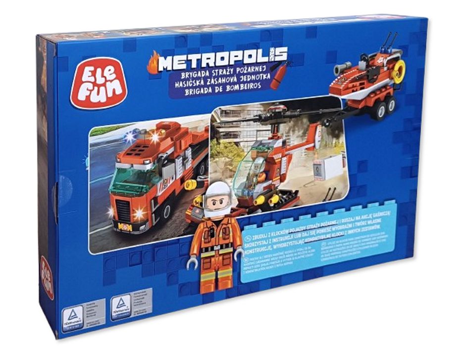 Klocki Elefun Metropolis Brygada Straży 659007