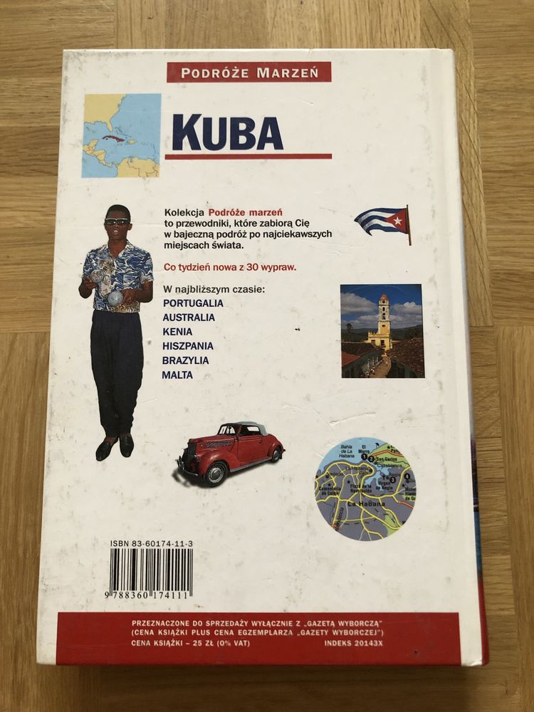 książka podróżnicza o Kubie
