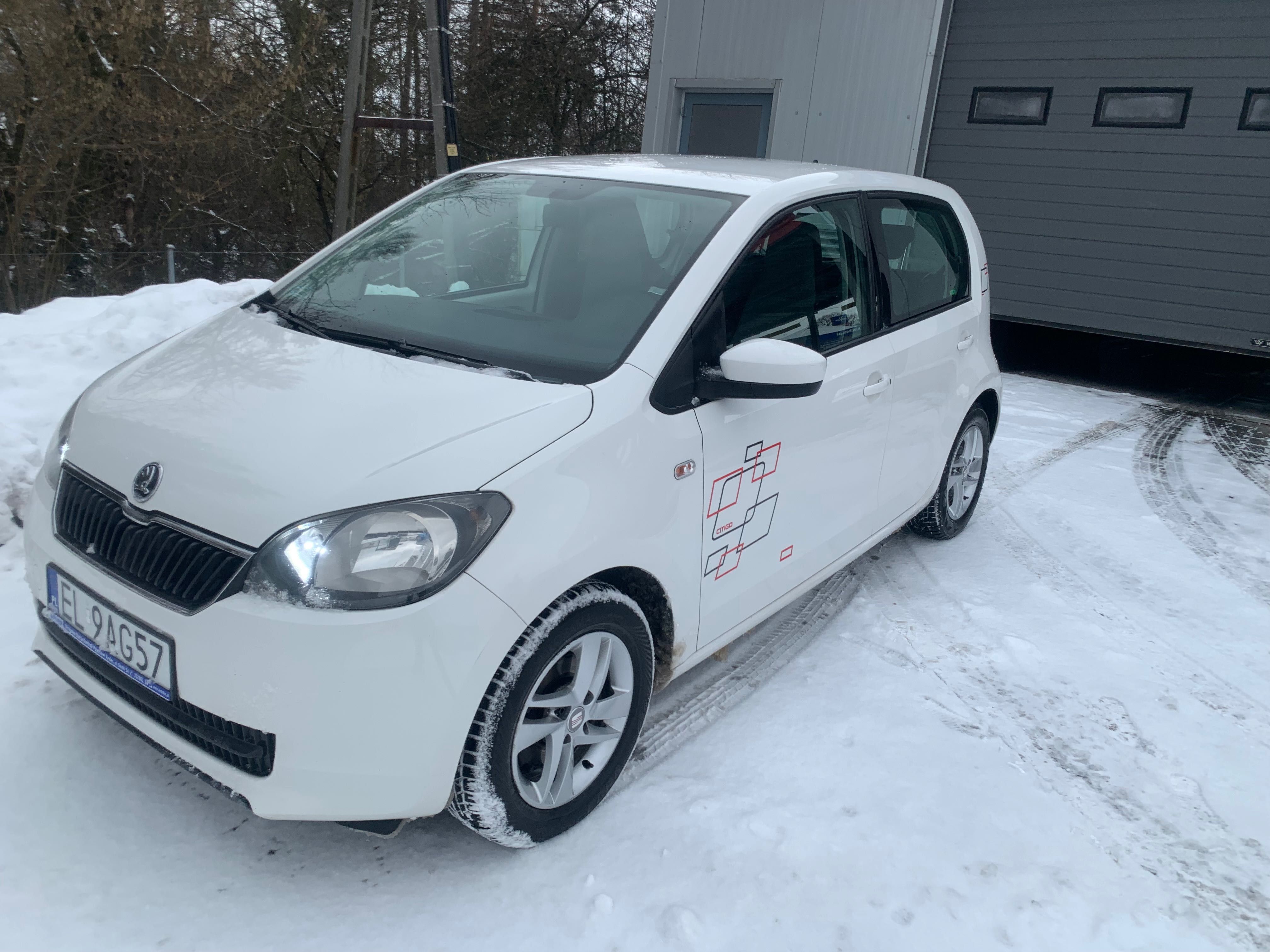 Wynajem samochodu Skoda Citigo LPG klima wypożyczalnia