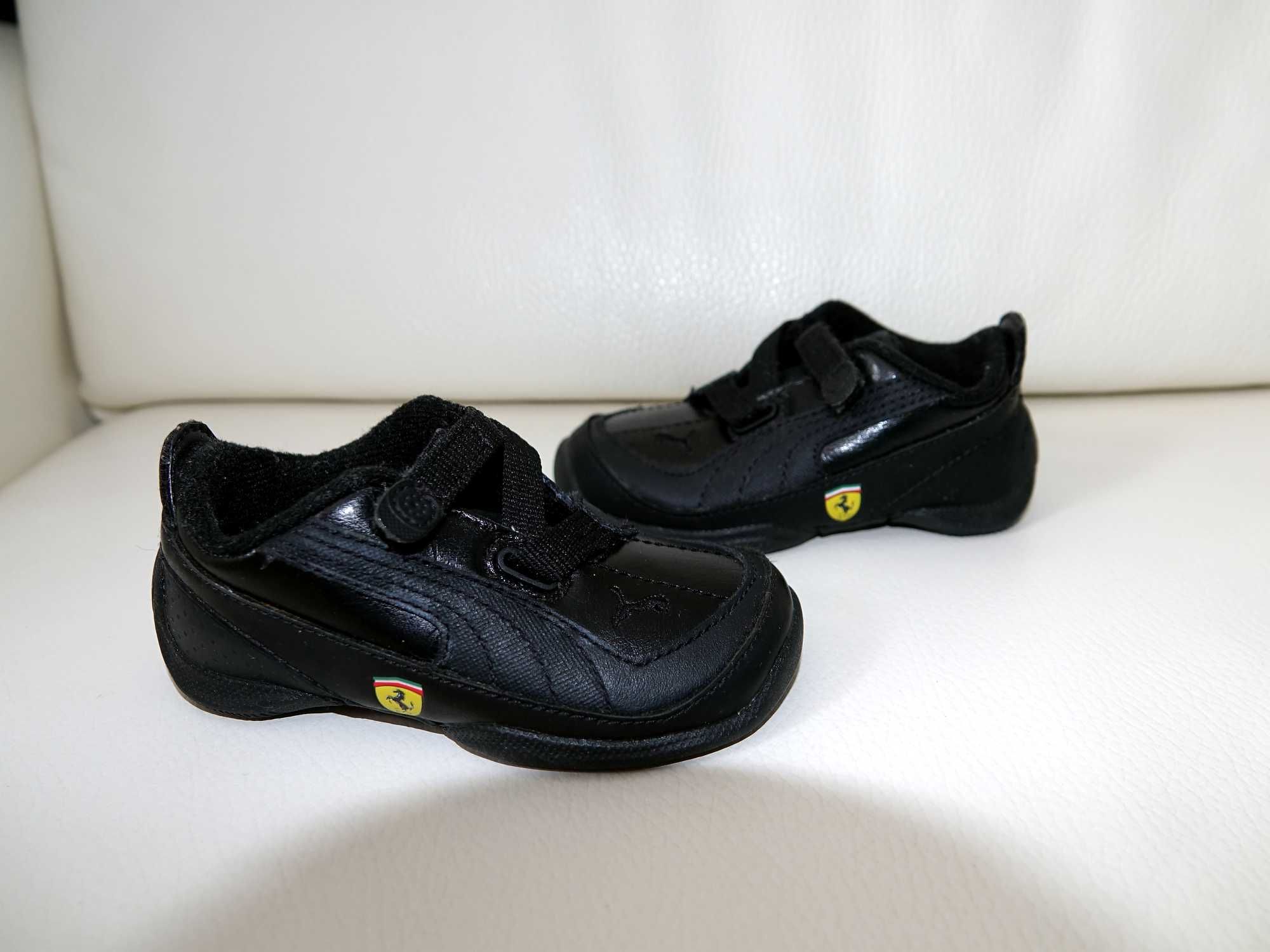 Puma Ferrari buciki skórzane na rzepy 13 cm + Gratis buty Nike 13 cm