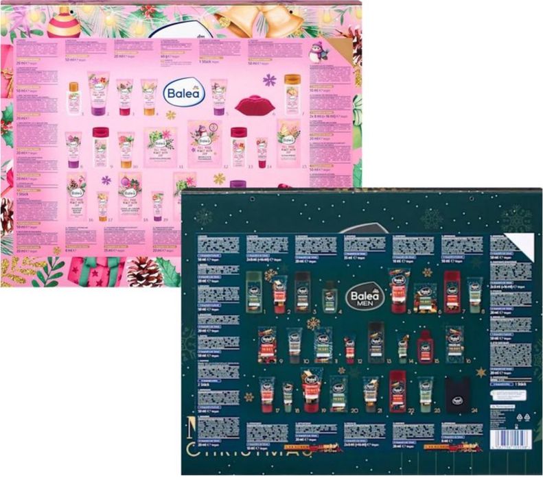 Адвент - календарі чоловічі, дитячі, жіночі Balea, Martinelia