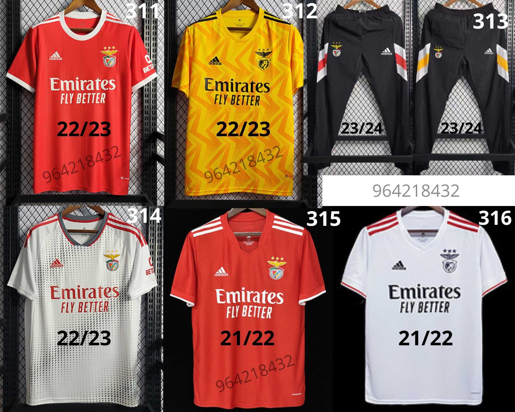 Camisola SL Benfica Fan/Torcedor 2020/2021/2022/2023.