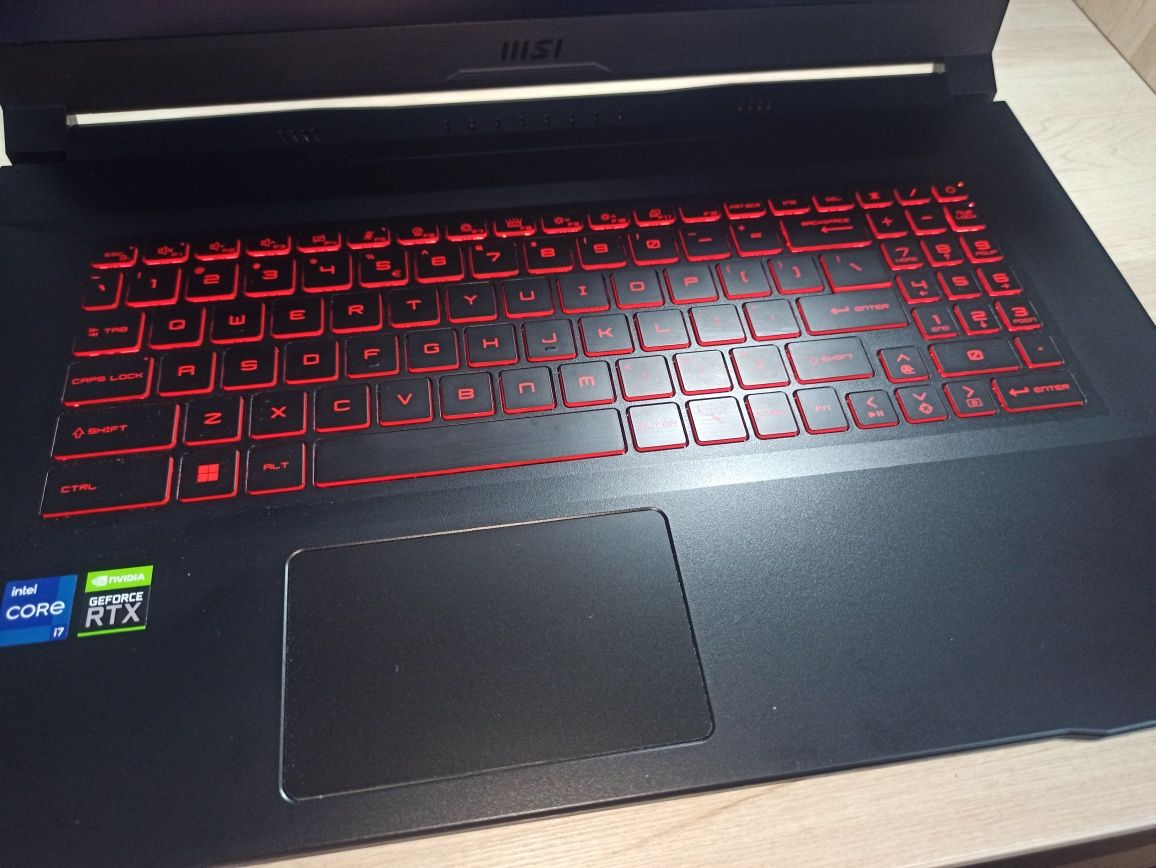 Sprzedam Laptop gamingowy MSI GF 76 Katana 11UD-466XPL 17,3cala