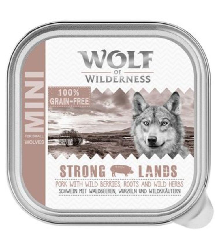 24x150g Wolf of Wilderness Ryba i wieprzowina