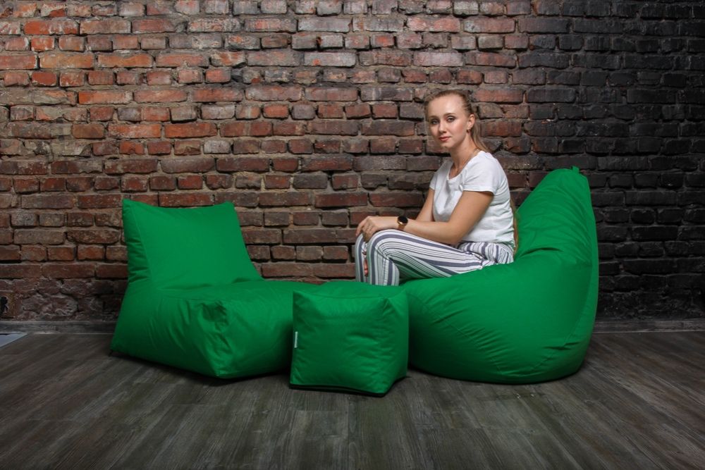 Набор мягкой мебели (груша+диван+пуф) XL кресло мешок Оксфорд
