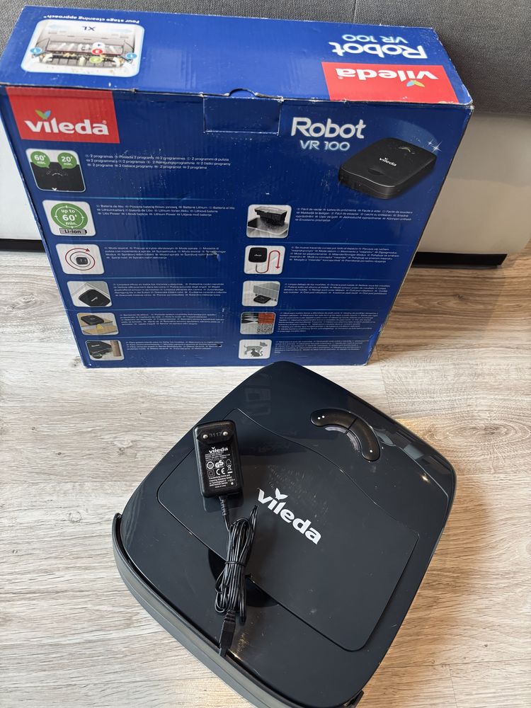 Robot sprzatajacy Vileda VR100 jak nowy