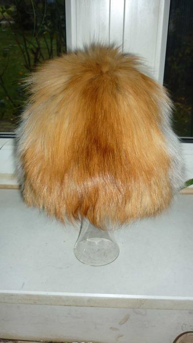 Canadian Hat--Czapka futrzana- lis rudy