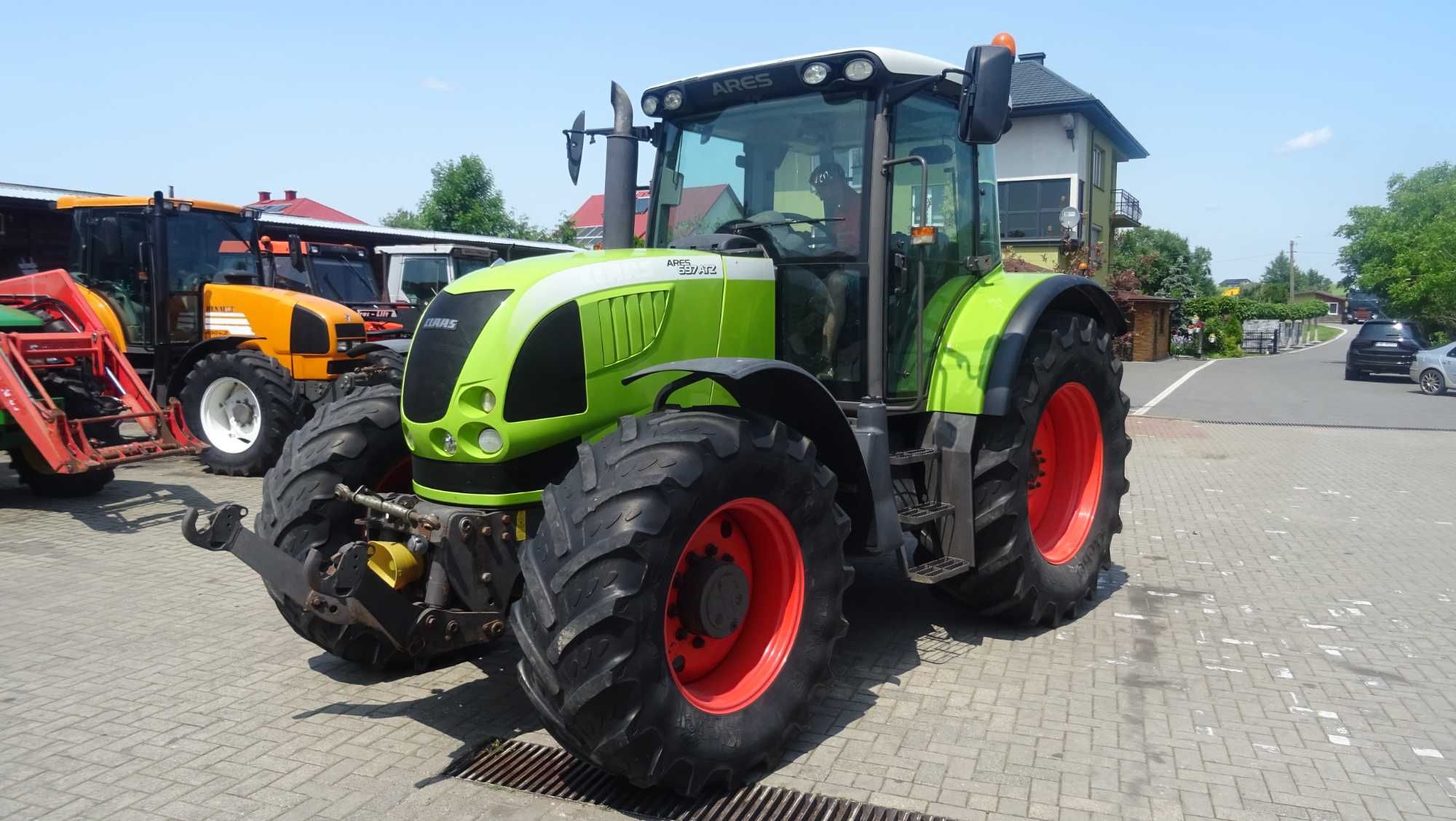 Class Ares 567ATZ SPROWADZONY ładowacz miękka oś 2008r