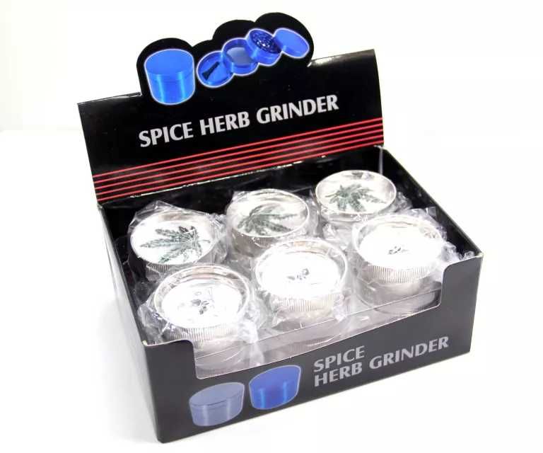 Metalowy Młynek Grinder Crusher szpatułka sitko