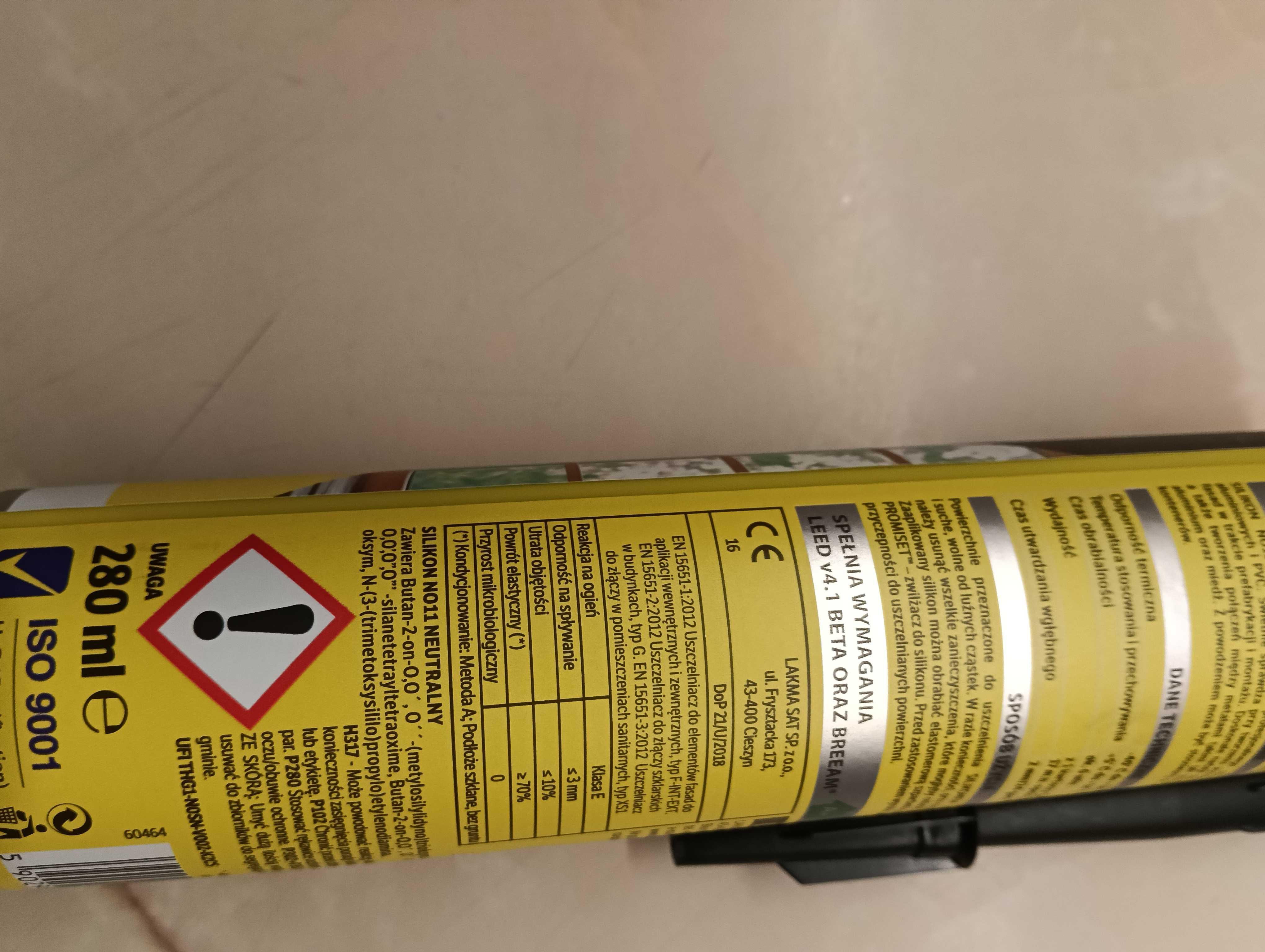 6 sztuk Silikon NEUTRALNY Bezbarwny Lakma