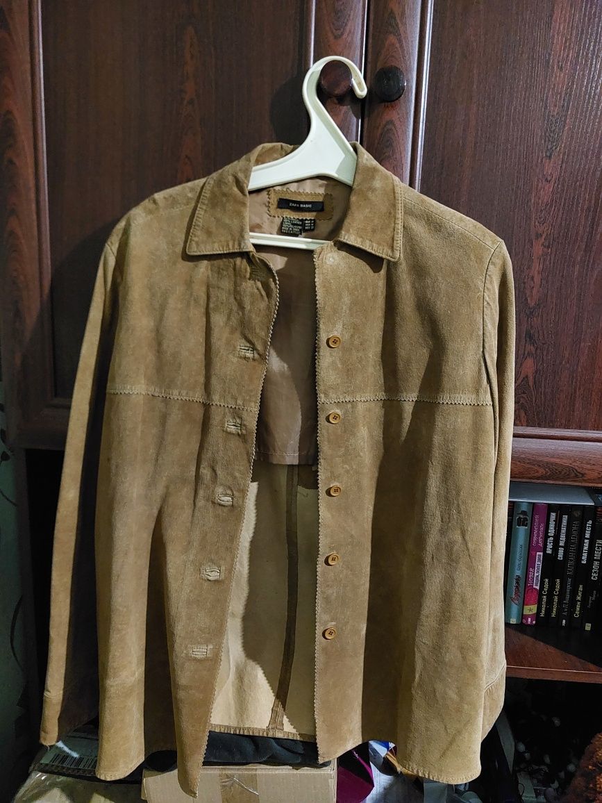 Замшевий піджак Zara Basic