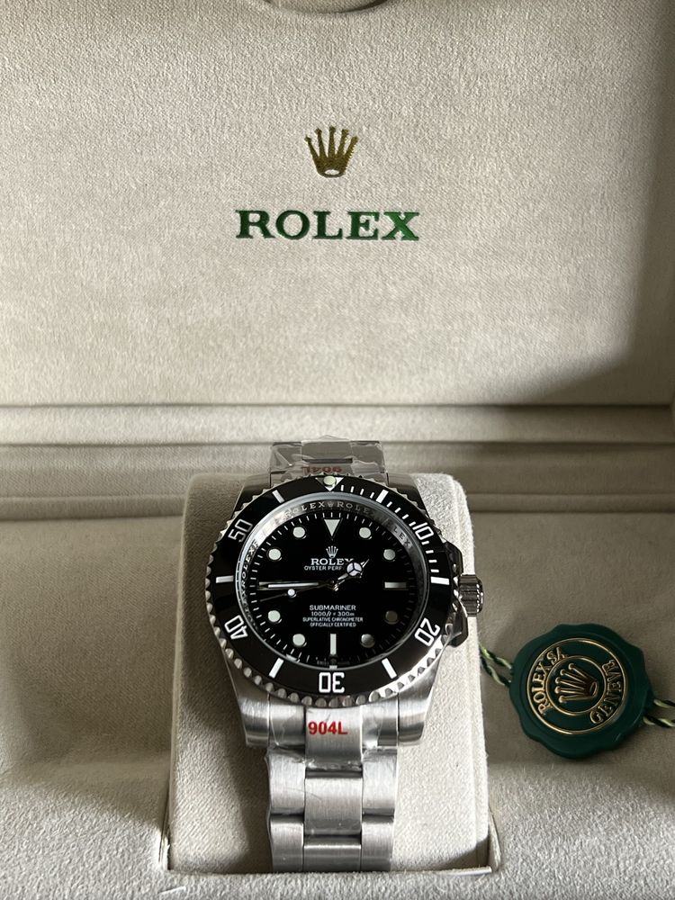 Rolex Submariner No Date Clássico Silver/Black