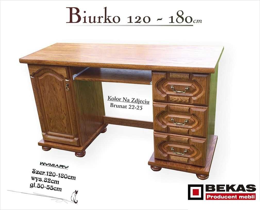 Biurko 100`  ECRU Białe Waniliowe BEKAS Producent Stylowych Mebli