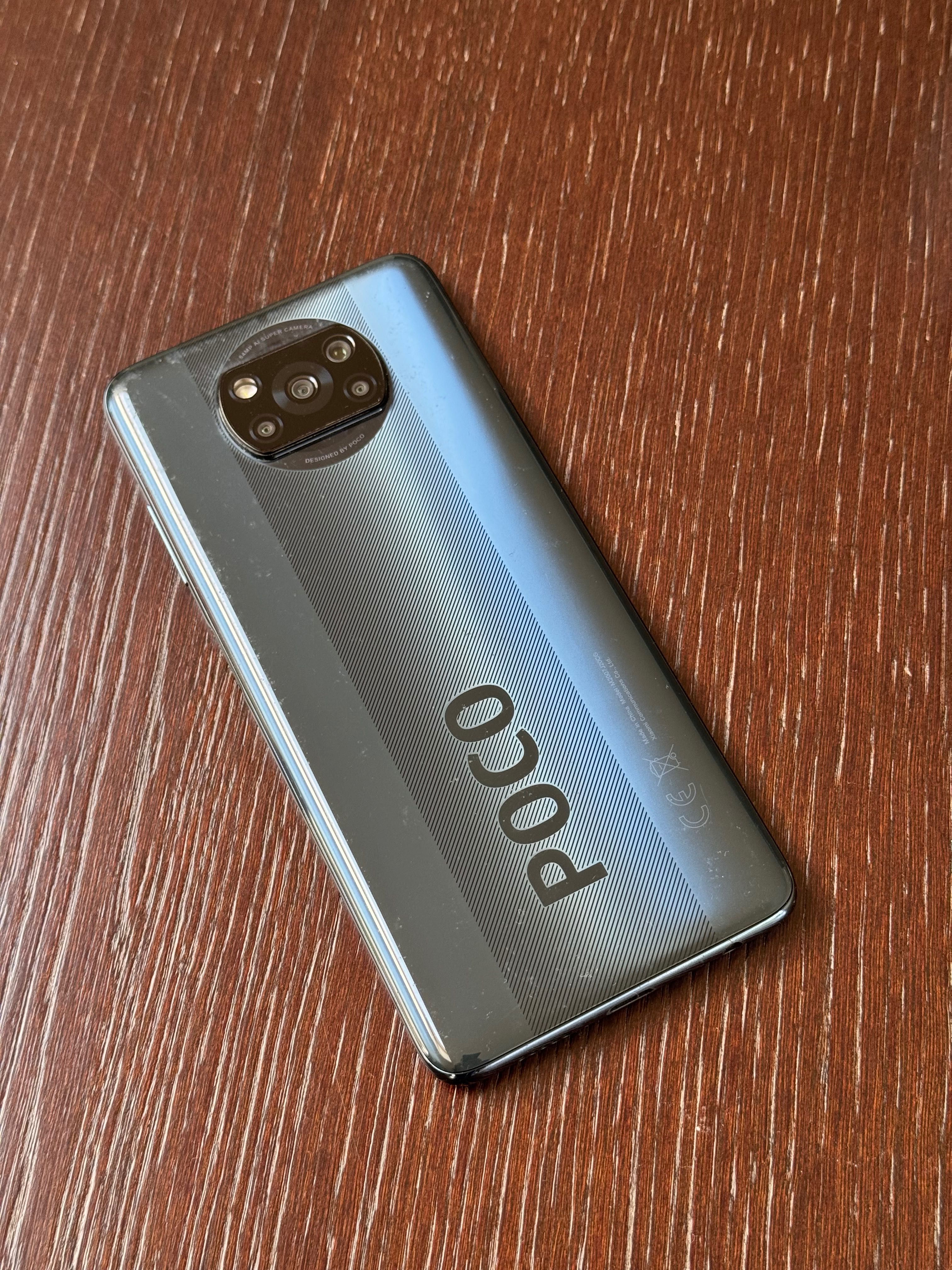 Poco X3 NFC 6/64 Shadow Gray + 3 etui + szkło hartowane