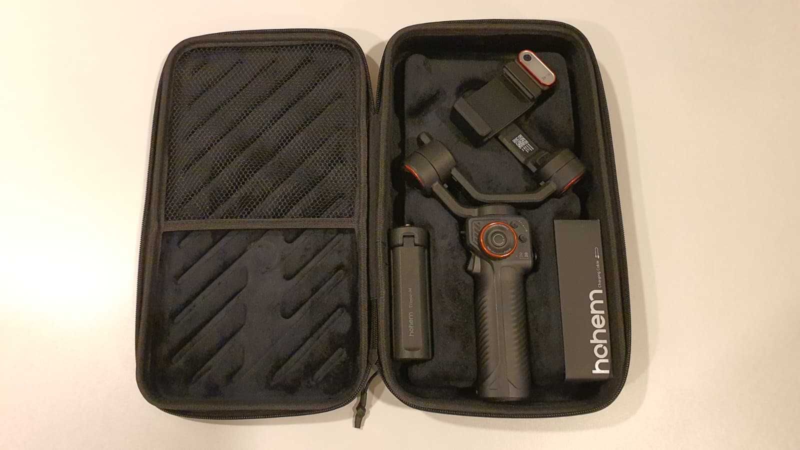 Hohem M6 Kit – Gimbal Premium com AI Tracking + LED + RGB (Como Novo)
