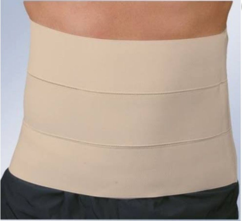 Faixa abdominal 3 bandas altura 24cm