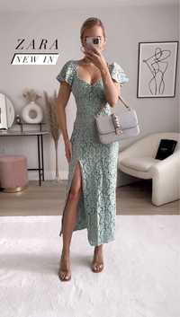 Платье с кружева Zara, размер XS