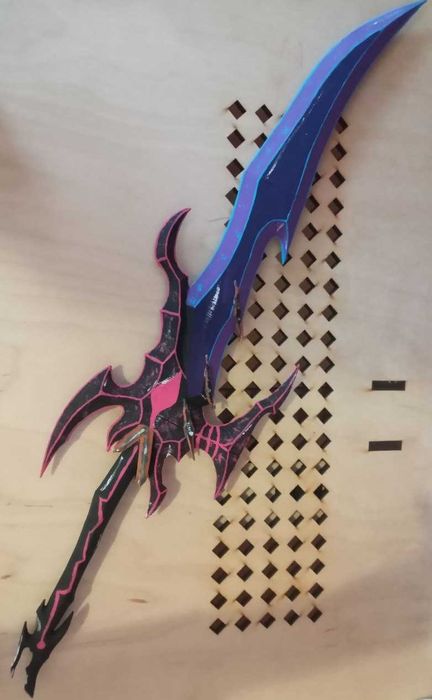 3D-друкований меч, ручний розпис | декор / косплей