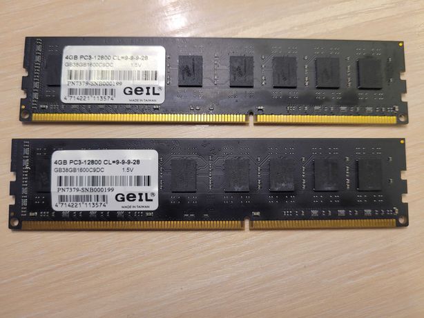 Geil 8 GB (2x4GB) DDR3 1600 MHz (GB38GB1600C9DC)