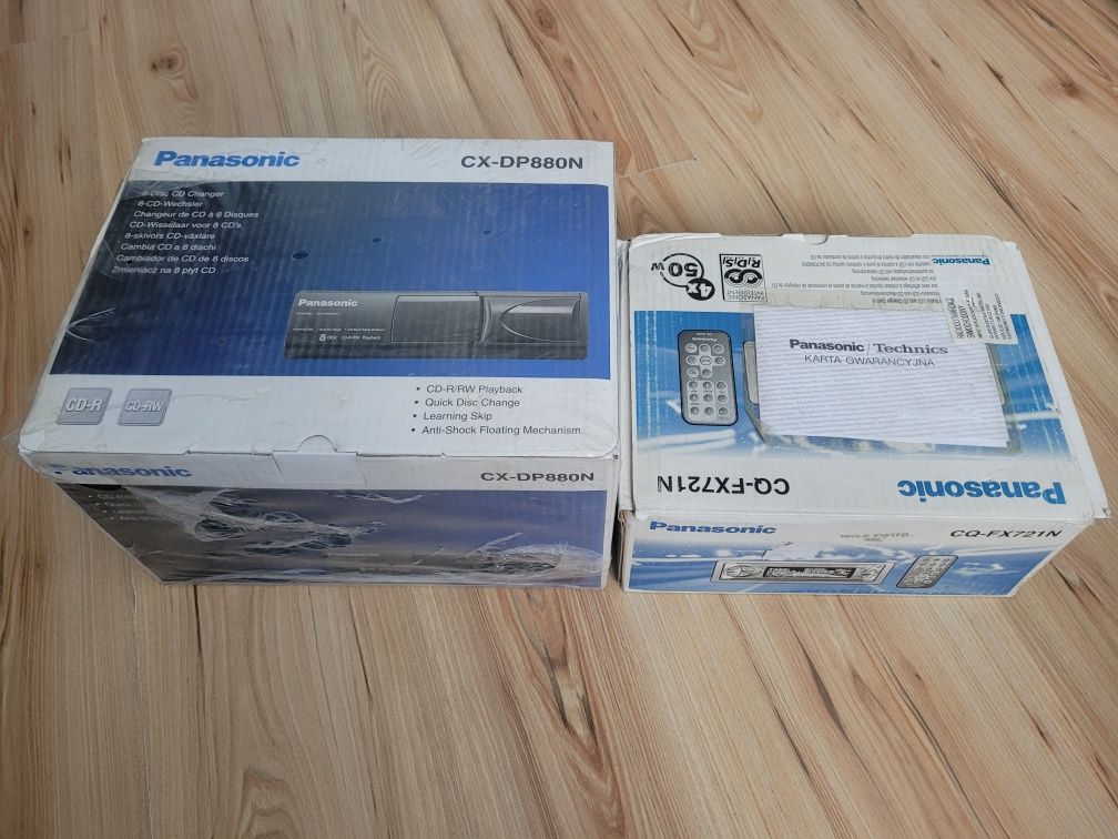 Radio Panasonic CQ-FX721N,CX-DP880N NOWY ZESTAW