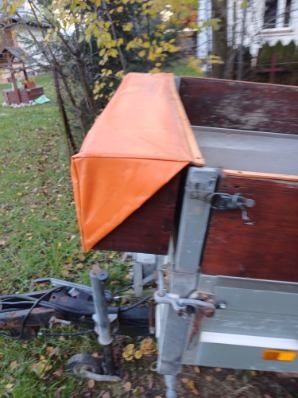 Przyczepka przyczepa  z kiprem mini traktor Kubota Iseki Yanmar