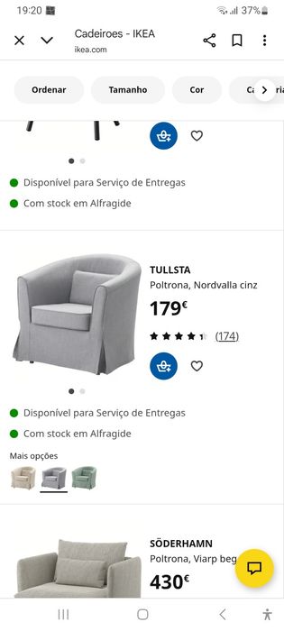 Capa de cadeirão Ikea