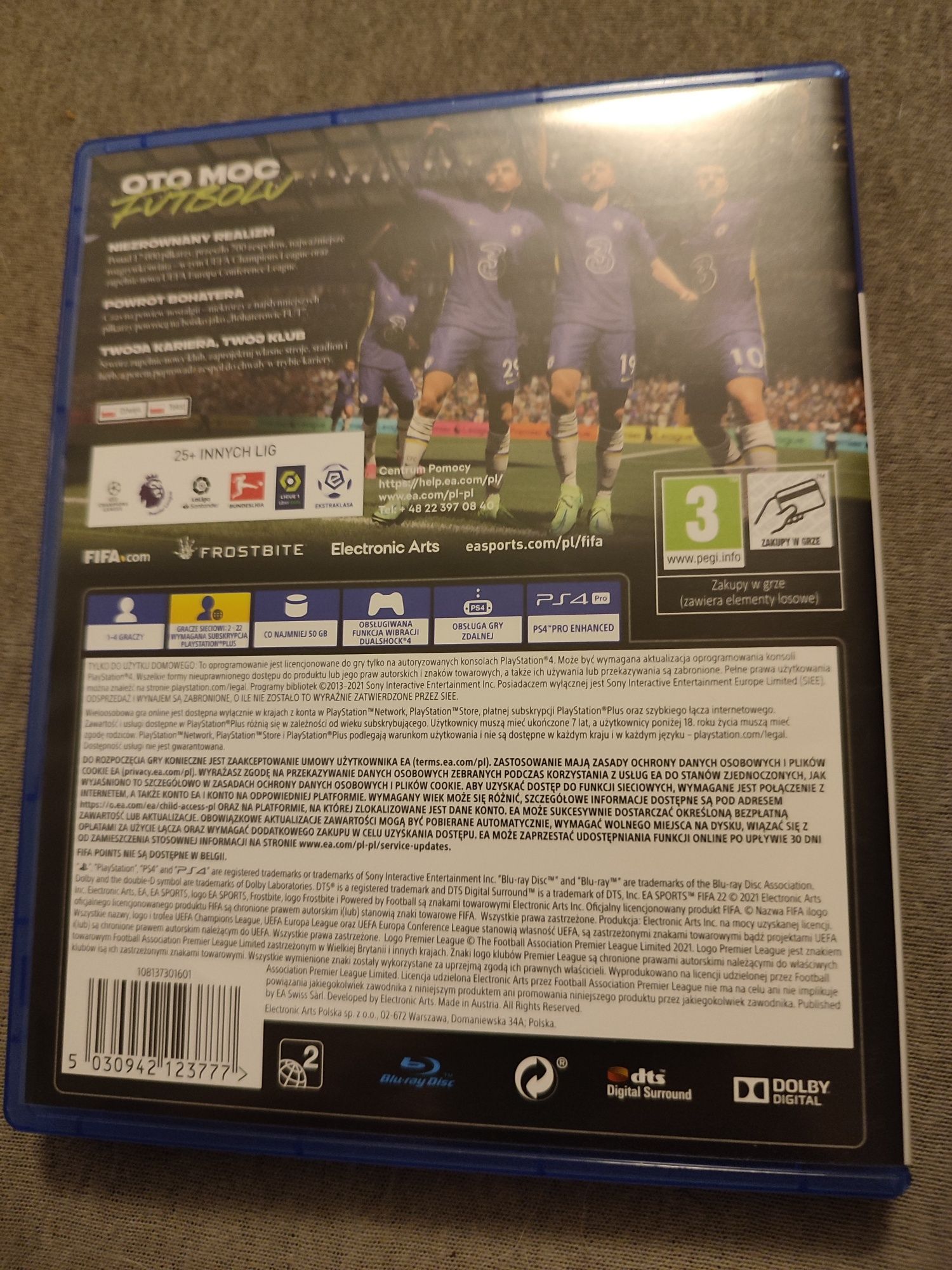 Fifa 22 Polskie wydanie Ps4 idealna PlayStation 4 Play Station 4