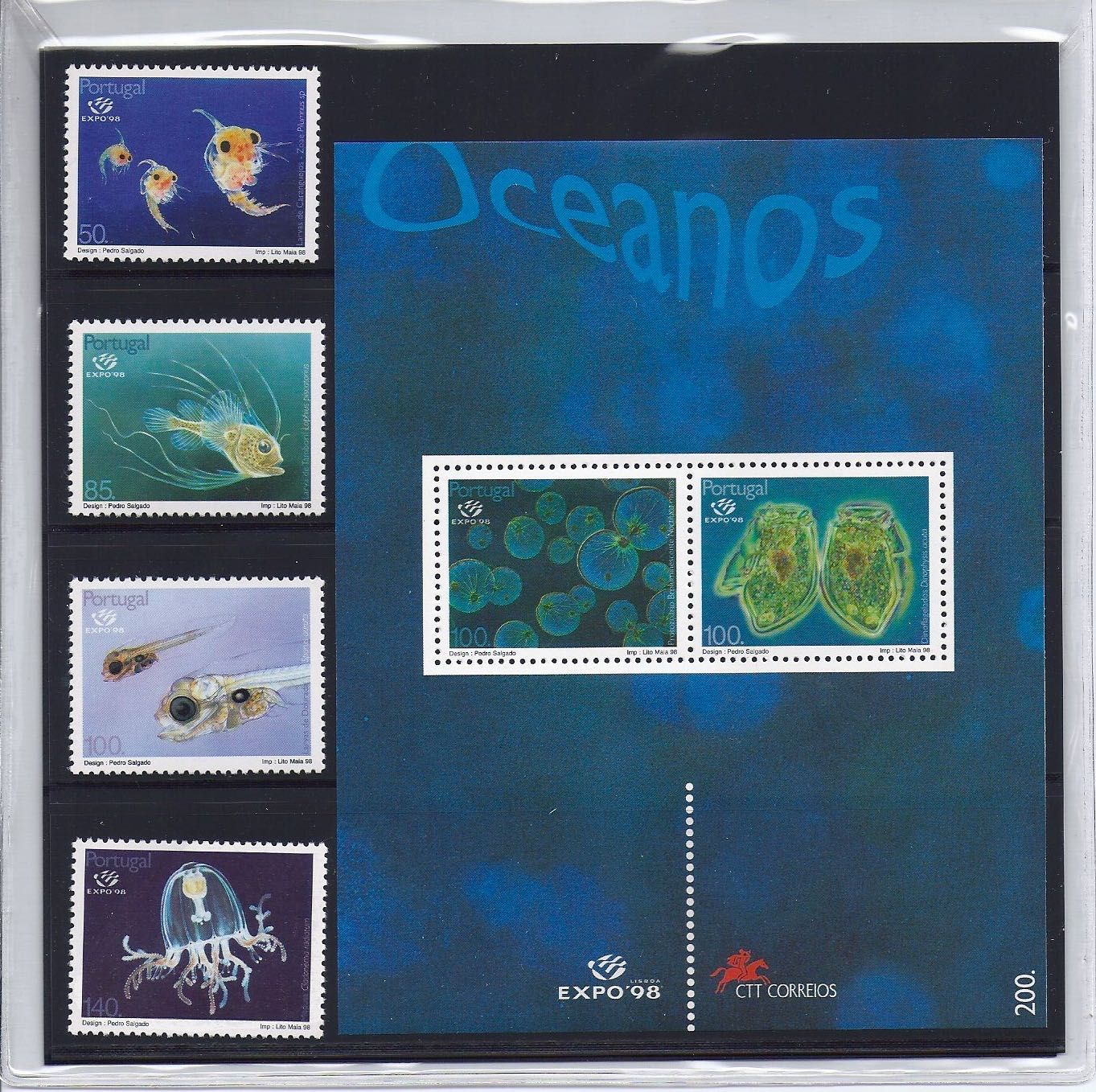 Selos Portugal - Carteira Temática - Oceanos Plâncton