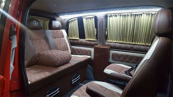 Обшивка салону, сидінь, стелі. Переобладнання мікроавтобусів.