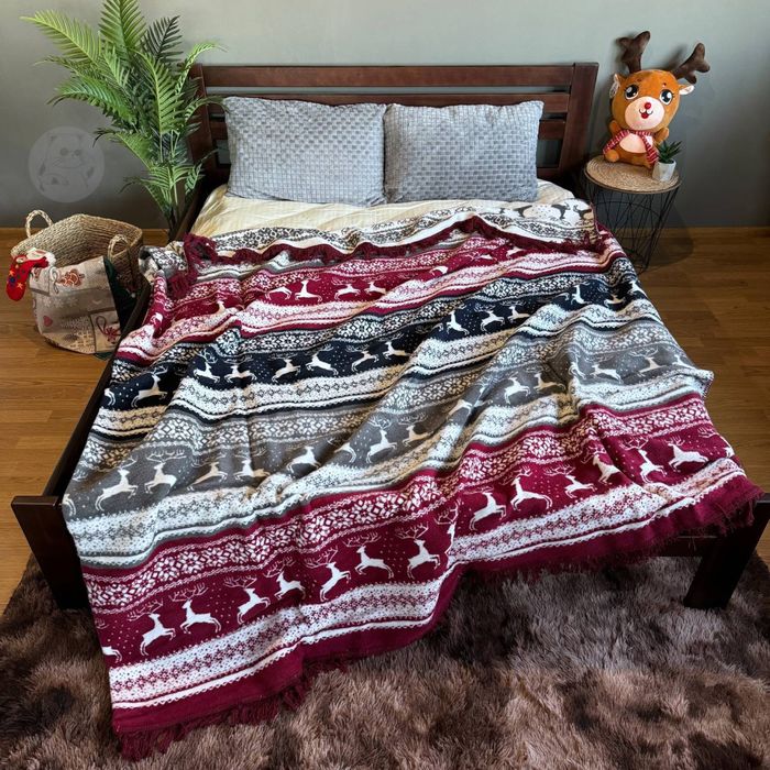 Новорічний плед , покривало