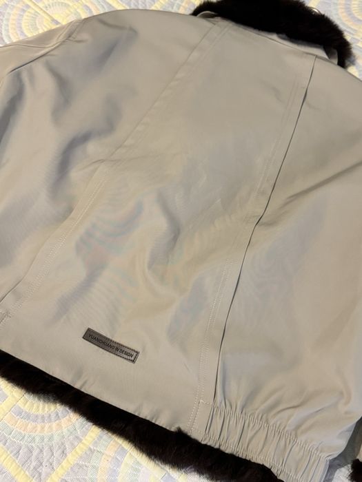 Зимова куртка з натурального хутра кролика