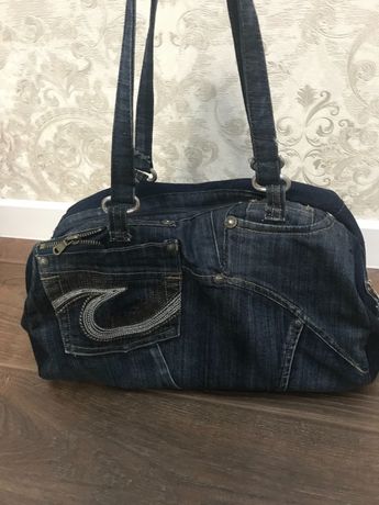 Женская джинсовая сумка