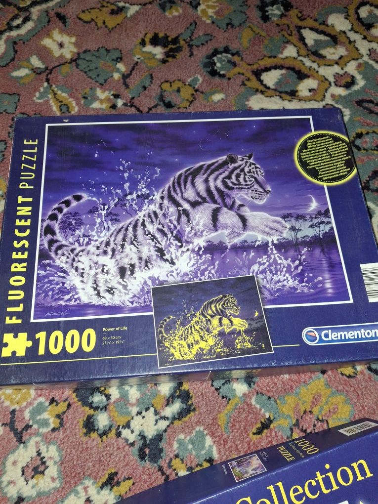 Puzzles fluorescentes 1000 peças