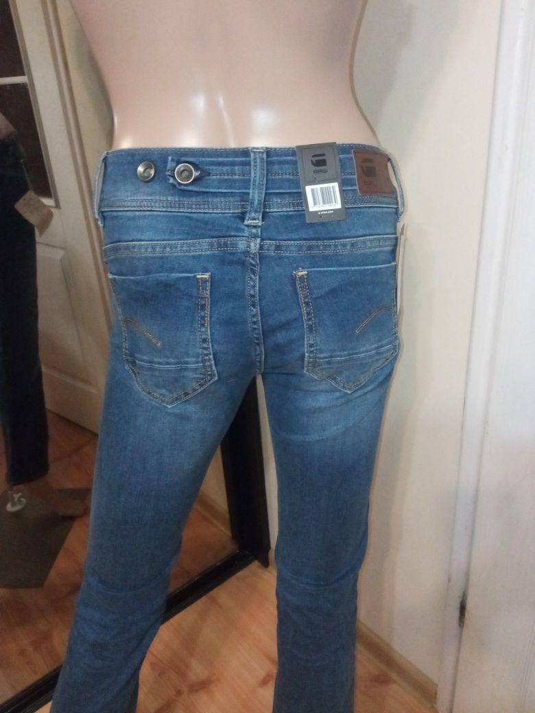 Spodnie jeansowe damskie g-star raw rozm XXS