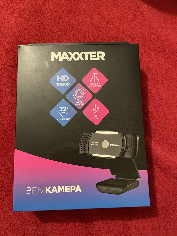 Продам веб камеру maxxter