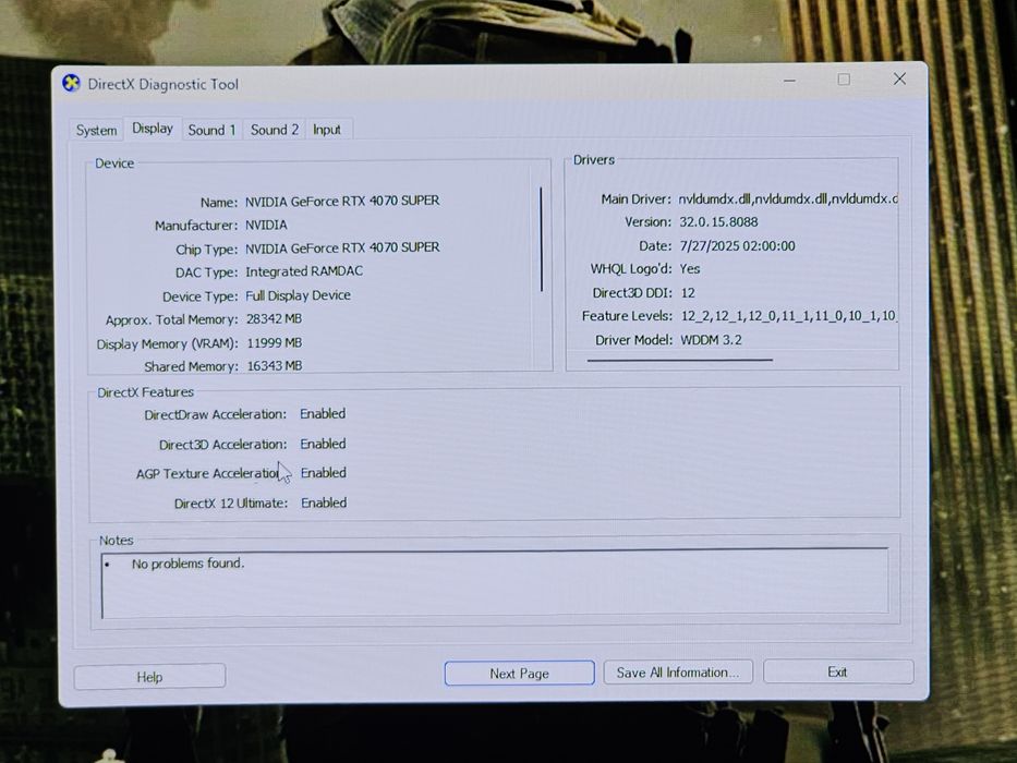 Gaming PC RTX 4070 SUPER + Ryzen 7 5800X3D + 32GB RAM + 2 Monitors