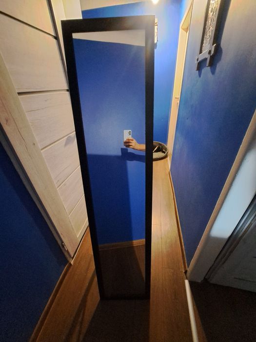 Lustro stojące kolor czarny mat