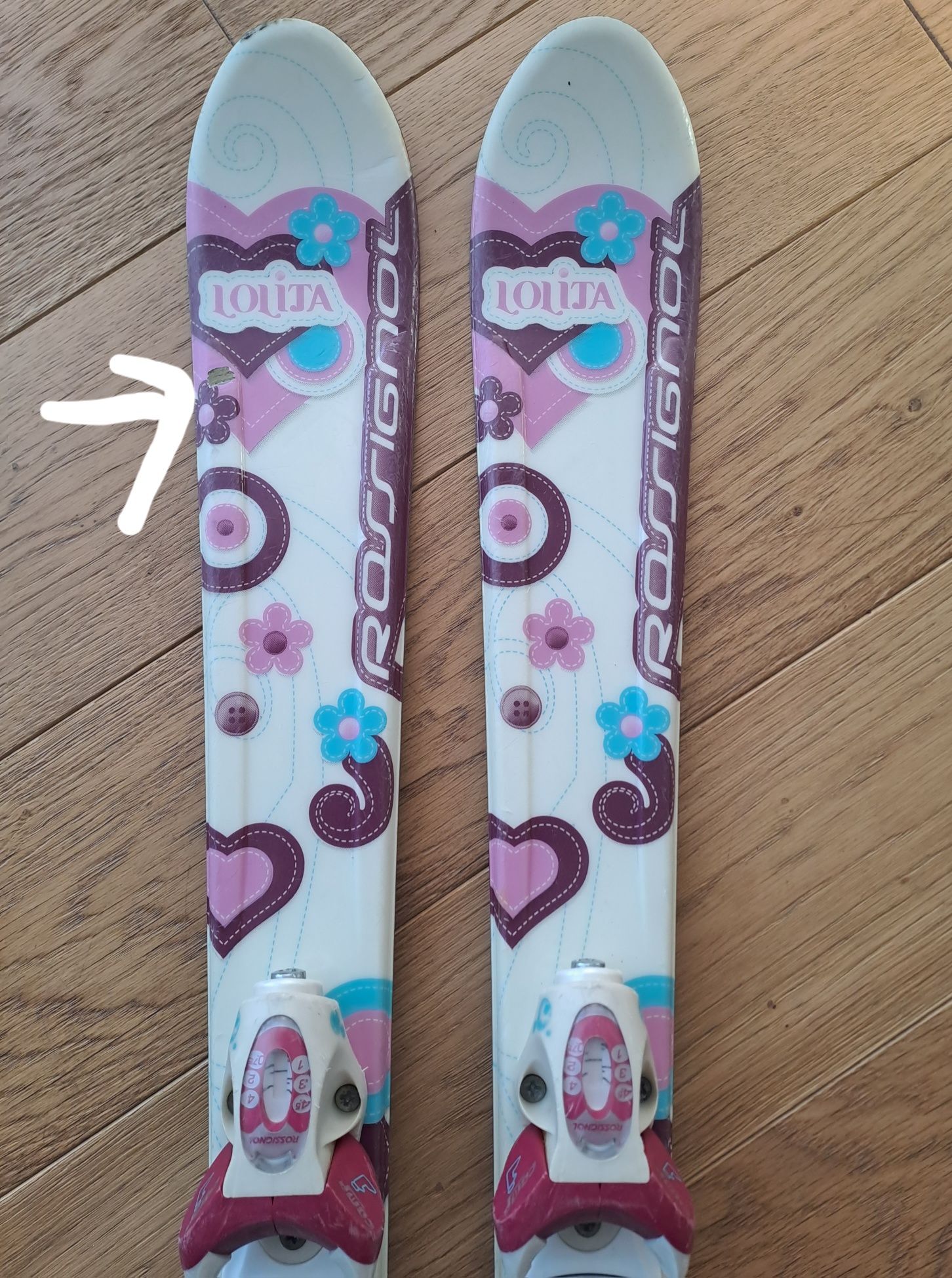 narty Rossignol lolita girl 110cm