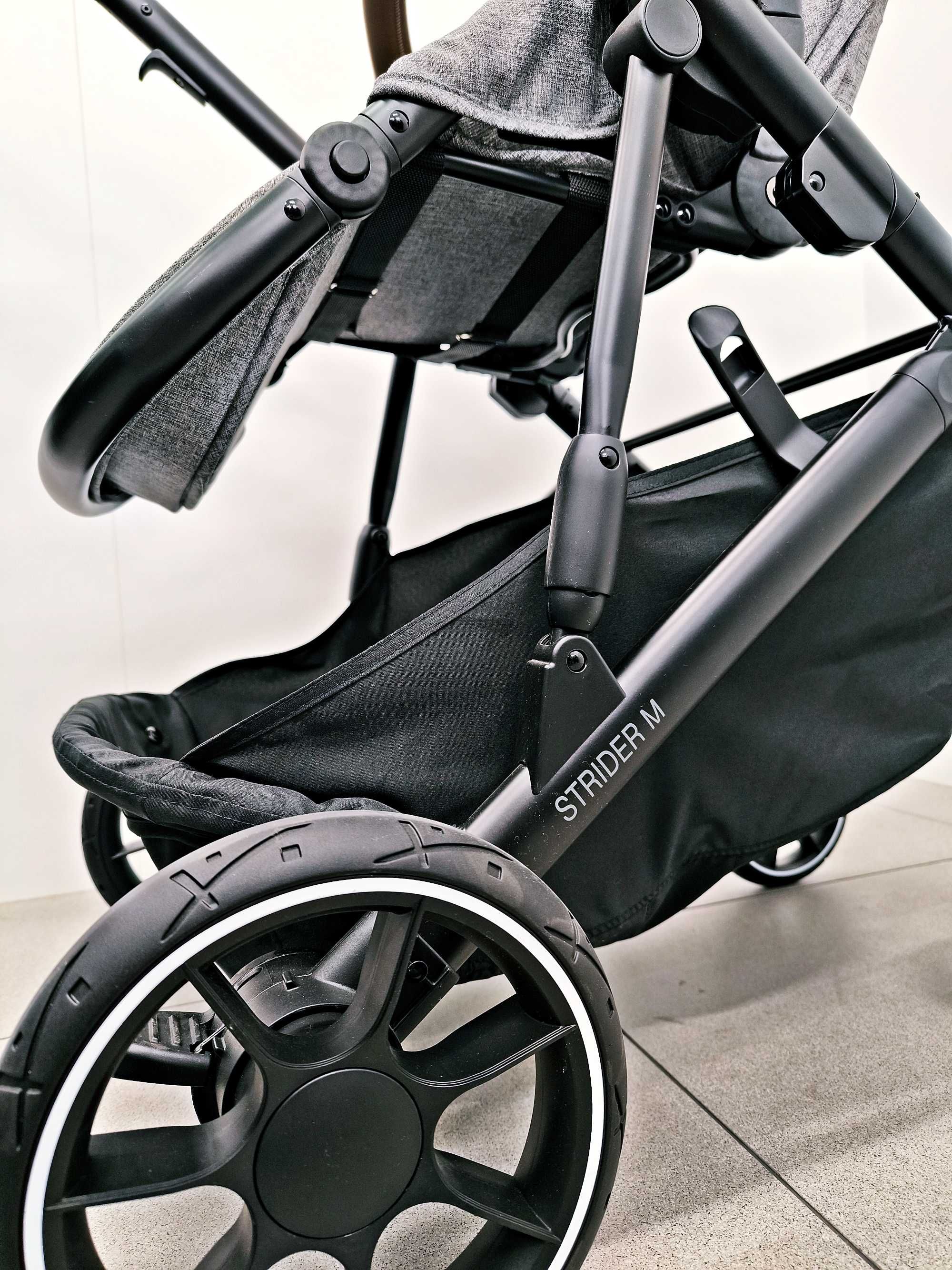 Nowy wózek Britrax Strider M 2w1 Elephant grey - Wysyłka gratis!