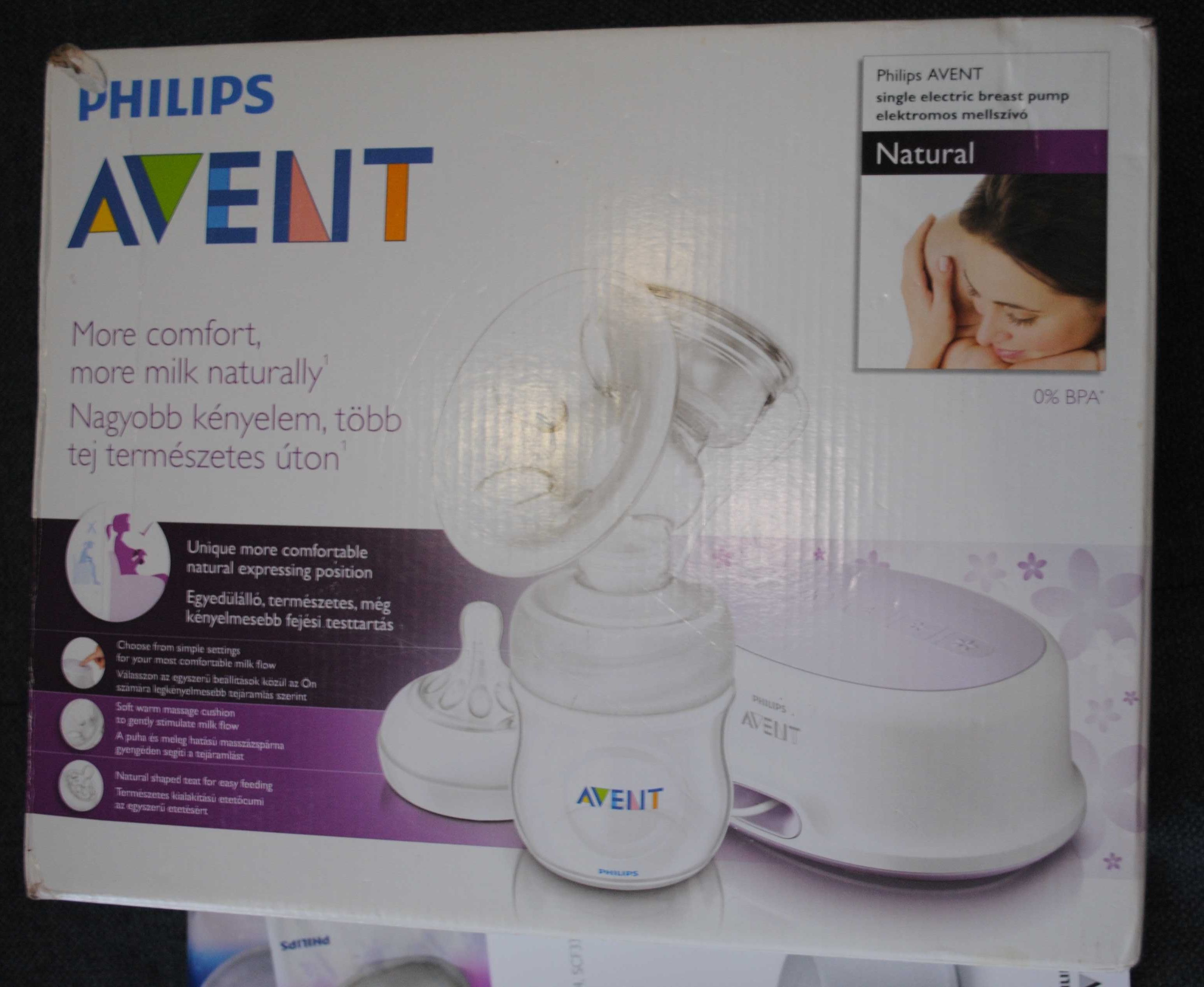 Молоковідсмоктувач Philips Avent Natural електрич (SCF332/01) як новий