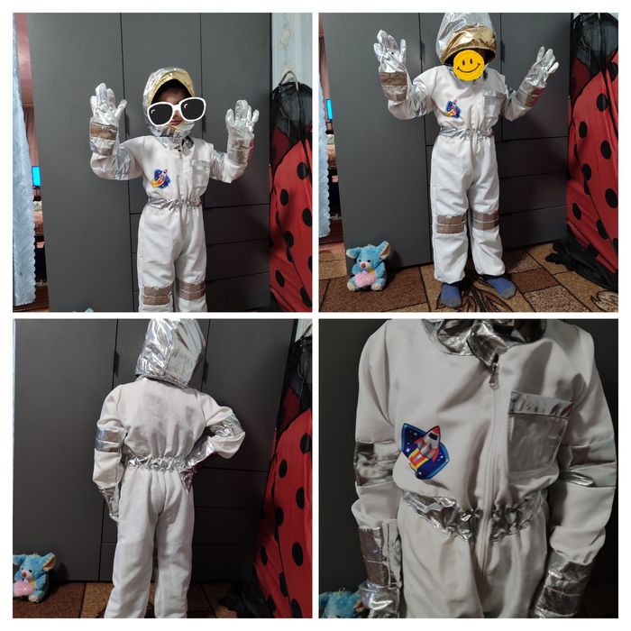 Новорічні(карнавальні) дитячі костюми ведмедик зайчик дракончик космон