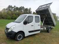 Renault Master 3 lift brygadówka Doka 7 os  wywrotka kipper 68tys km!!