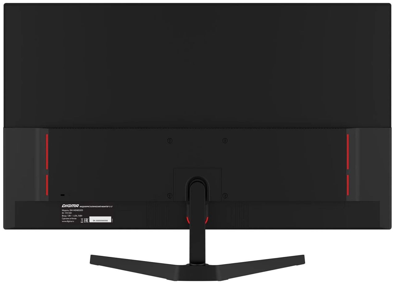 31.5" Монитор DIGMA DM-MONB3205 Black 75Hz 2560x1440 IPS