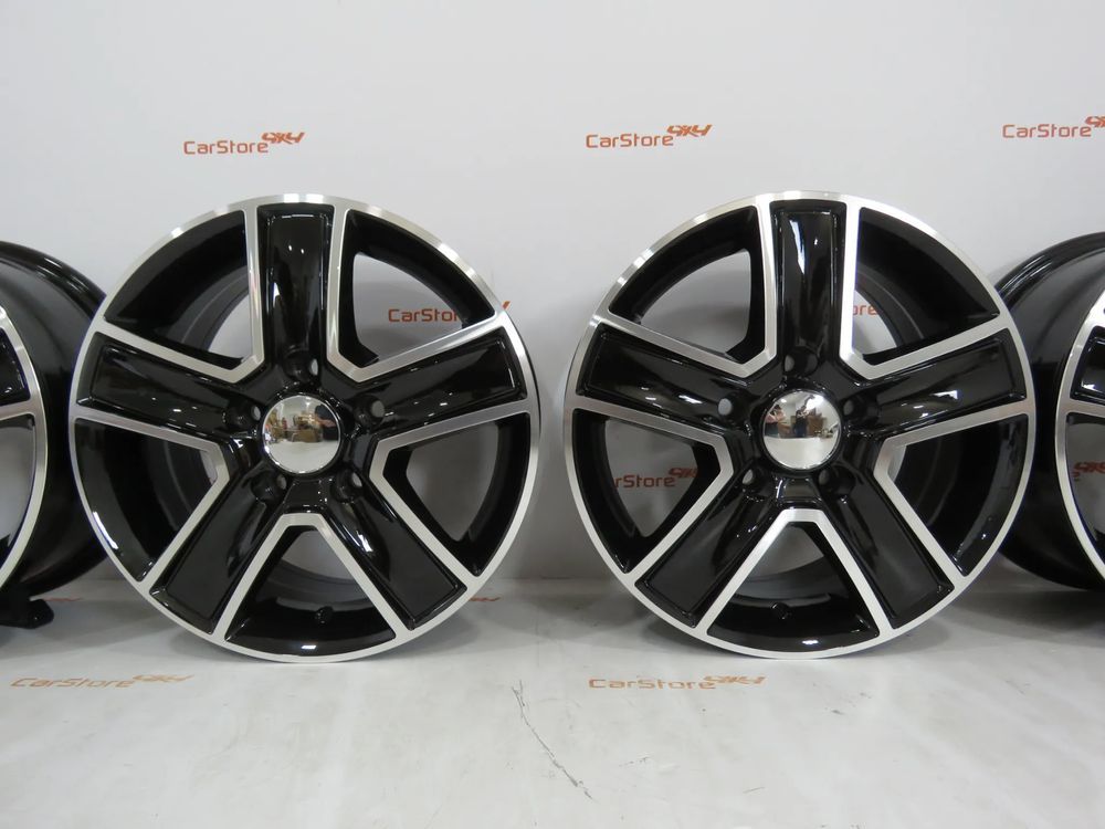 Jantes Autocaravana Carga 1250 kgs 15 x 6.5 et 45 5x118 71.1 Pretas +