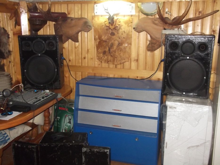 Колонки с Дінаміками (CELECTION k-200 -15" 200W) +50 w 6" середин