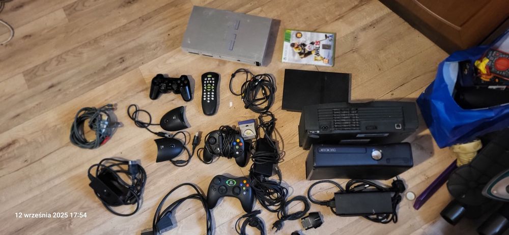 Xbox 1 classic, ps2, xbox 360 kable, pady, gry, pilot