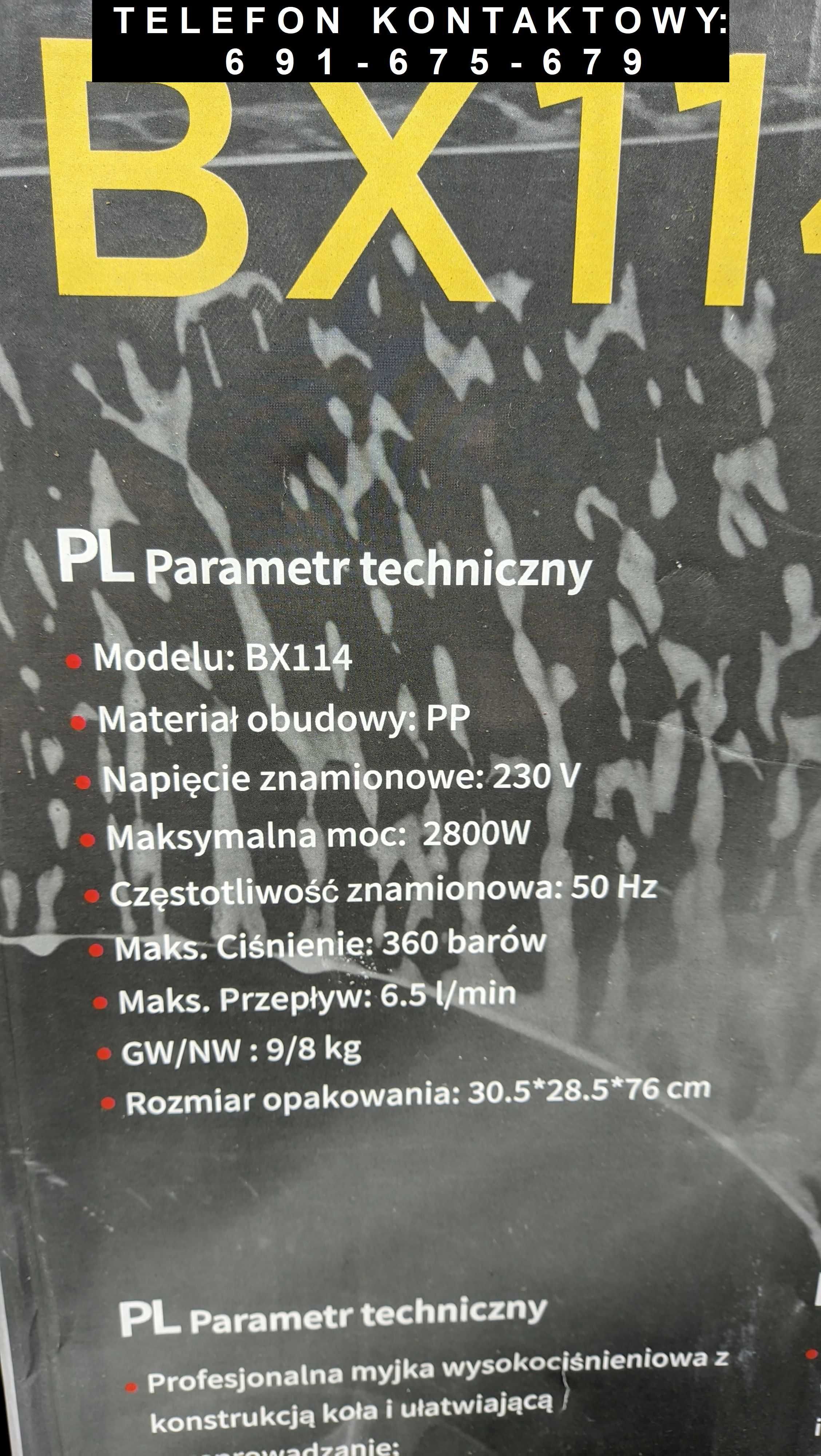 Nowa myjka ciśnieniowa Boxer BX-114