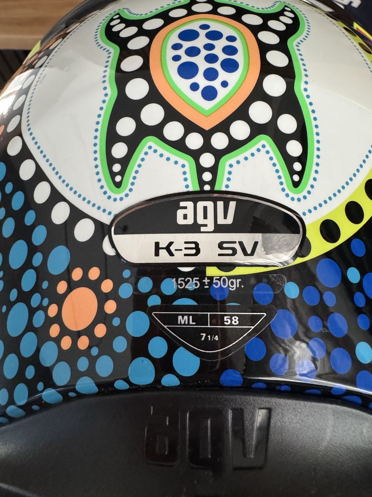 Kask AGV K-3 rozmiar ML 58cm jak nowy