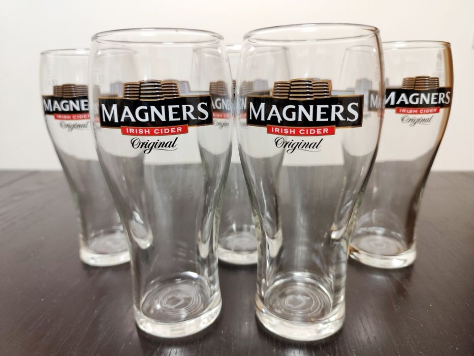 Lote de 5 Copos de Sidra - Magners (Novos - 50 cl)